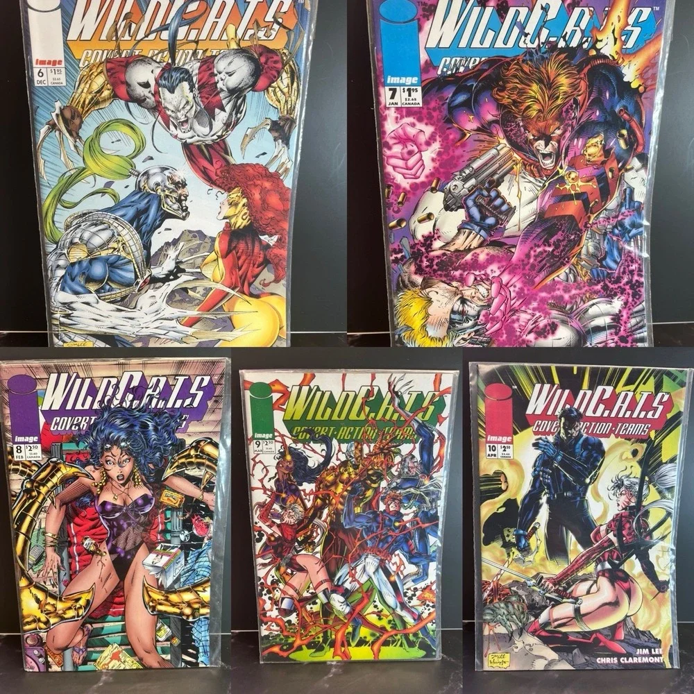 Image Comics‎ Wildcats Covert - Action - Teams Lot of 4 Comics 1993 7 8 9 10